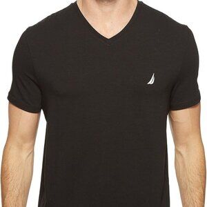 Nautica Men's Short Sleeve Solid Classic fit Fit V-Neck T-Shirt M